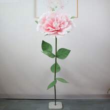 50cm gefärbte Plüsch Pfingstrose Künstliche Blume, Schaufensterauslage, Hochzeitsdekoration, Outdoor Party Kulisse, Heimdekoration, Fotografie-Requisite