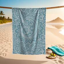 Oversized Bohemian Style Beach Towel - Soft, Lightweight, Super Absorbent Microfiber Towel Suitable For Travel, Swimming, Camping, Yoga, Fitness, Beach Vacation And Beach Parties - A Perfect Gift For Family And Friends - Multicolor - View 41