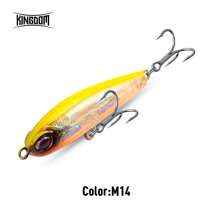 KINGDOM Señuelos de pesca en forma de lápiz pequeño de la marca Kingdom, cebos artificiales de calidad alta de hundimiento lento de 40mm/4g, wobblers para equipo de pesca