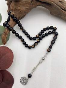 45 Stücke/10 cm Muslimische Gebetsperlen Tasbih Rosenkranz Armband, Harz Einzelstrang