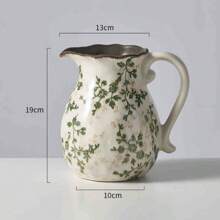 Rustykalny zabytkowy ceramiczny wazon na kwiaty, nowy chiński styl świeży i prosty kwiatowy uchwyt na wodę do salonu, gabinetu, biura