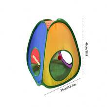 彩虹隧道系列猫隧道 DIY组装 可折叠猫隧道玩具 互动猫隧道玩具 新型智能猫玩具