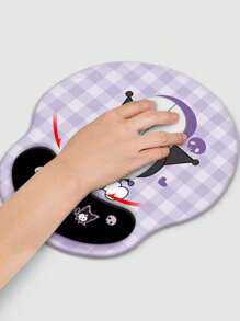 Sanrio 1pc Cute Kuromi Mouse Pad, Cartoon Office Desk Mat Computer Keyboard Pad, School Supplies, Back To School