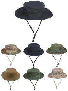 1 peça Chapéu de Sol para Homens e Mulheres, Chapéu Balde UPF 50+, Chapéu Boonie Dobrável com Proteção UV, para Caminhada, Praia, Pesca, Verão