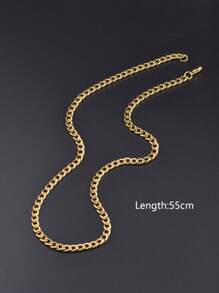 Men Minimalist Chain Necklace, For Jewelry Gift And Party