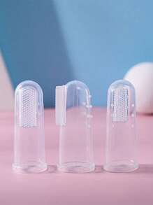 5pcs Pet Silicone Finger Toothbrushes, Effective Teeth Cleaning - Suitable For Dogs And Cats