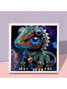 Diamond Painting Cute Animal Patterns, Round Diamond Painting Suitable For Beginners, Home Wall Decoration - Multicolor - View 11