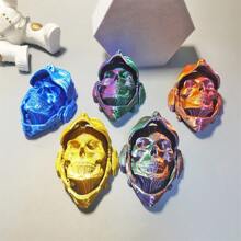 1pc 3D Printed Mechanical Girl Desktop Ornament, Transformable Desk Toy, Crafts Gift For Men, Collectible (Note: Due To 3D Printing, Color May Vary Slightly From The Actual Product)