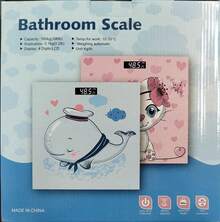 Scale With Capacity To Support 180 Kg. - INCLUDES AAA BATTERY - SIZE 27X26.5X2.5CM - Pink - View 3