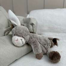 Almohada de peluche de 12 pulgadas con burro, juguete de peluche lindo, regalo para el Día de la Madre, cumpleaños de amigos, regalo de Navidad, regalo de cumpleaños con estilo navideño, juguete de peluche navideño, juguetes esponjosos, peluche de gaviota, animales de peluche, osito de peluche, oso de peluche navideño, burro, juguetes