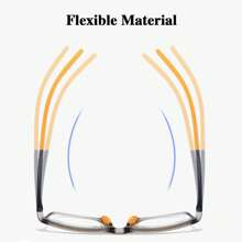5 Stücke rechteckige leichte Lesebrille mit farbigen Bügeln, rutschfestes Design, minimalistische und Lesebrille für Männer und Frauen