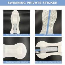 1pc Disposable PU Film Swimwear Protective Waterproof Tape, Suitable For Swimming Pool & Daily Activities
