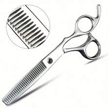 1PC Professional Hair Cutting Scissors Hair Thinning Scissors Hairdressing Scissors For Barber Salon Home Use Thinning Rate 10%-45%, Back To School, Travel Holiday Essentials, Hair Accessories For Women, Slick Back Brush, Barber Accessories, Hair Dryer, Hair, Barber, Hair Tools, Hair Products,Hair Dryer,Hair, Accessories, Hair Products, Hair Tools, Hair Stuff, Hair Care, Curly Hair Brush, Barber, Barber Accessories, Hairdressing Equipment,Travel Essentials,Travel Essential,Hairstyle,Hairdressing,Hair,Travel,Hair Products,Hair Tools,Hair Stuff,Barber,Barber Accessories,Barbershop,Hairdressing Equipment - Silver - View 12