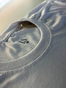 WOMEN'S T-SHIRT PREMIUM COTTON COMFORT SHORT SLEEVE T-SHIRT - 白色 - 查看 3