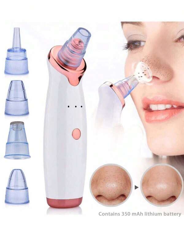 1pc Vacuum Blackhead Remover For Women, Blackhead Suction Cleaner For Facial Pores, Portable Facial Pore Cleaner That Effectively Removes Blackheads Gently And Safely Without Causing Pain For Both Women And Men.