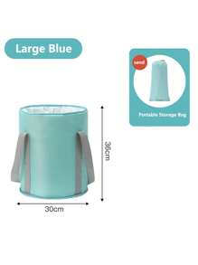 1 pezzo Bacinella portatile e pieghevole per il bagno dei piedi, secchio per il bagno dei piedi pieghevole, portatile e isolato per l'uso domestico, borsa multifunzionale per il bagno dei piedi - rilassa e rinfreschi i tuoi piedi ovunque e in qualsiasi momento per donne e uomini