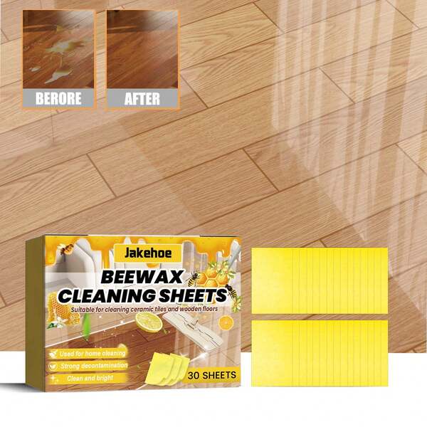 30pcs Multi-Functional Floor Cleaning Tablets, Removes Stains, Degreases, Brightens Home Floors