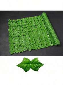 50cm/19.7inX300cm/118in, Garden Fence, Extendable Artificial Ivy Privacy Fence Screen - Plastic Rattan Leaf Board, Suitable For Artificial Green Walls, Balcony Shading Decoration, Fake Lawn Roller Blind Fence, Shade Net Leaf Hedge, Outdoor Garden Decoration, Patio, Patio, Balcony Decoration, Multifunctional Hedge Covering, Suitable For Thanksgiving - Green - View 14