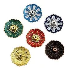 Hejin Lotus Fragrance Plug In Line Incense Plug In Lotus Porous Line Incense Burner Incense Seat Household Buddha Zen Aromatherapy Burner