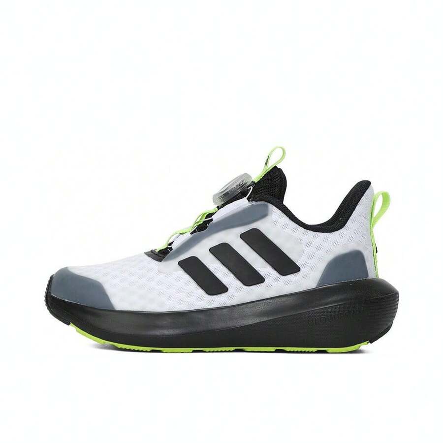 Adidas 男童 FortaRun 3.0 BOA K 低帮跑步鞋，JP5804 - 白色 - 查看 1