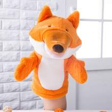 Dog, Monkey, Gorilla, Shark, Fox, Pig, Bear, Teddy, Rabbit, Parrot Animal Hand Puppet Doll, Mouth Movable, Kindergarten Educational Plush Puppets