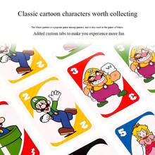 Mattel UNO Edisi Kolektor Resmi: Set Permainan Kartu Transformers Multi-Versi - 112 Kartu Per Dek, 2-10 Pemain, Permainan Pesta Bertema, Menampilkan Mekanisme Robot yang Dapat Berubah Bentuk - DRD00 Super Mario Bros. - View 5