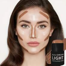 JUJU DREAM Long-Lasting Contour Stick: Matte Bronzer, Nose Sculpting Stick And Face Defining Solid Contour Cream - Travel-Friendly Design
