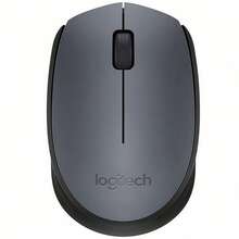 Logitech M170 Wireless Mouse - Compatible With Windows/Mac/Laptop, Portable Plug & Play, Stable 2.4G Connection, Must-Have For Office & Travel - Grey - View 3