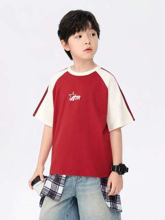 zosee ملابس علوية قصير الأكمام للأولاد الصغار، توب صيفي للأطفال، متعدد الاستخدامات وصديق للبشرة