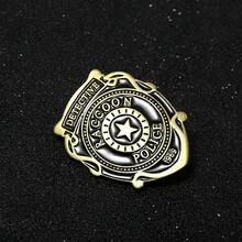 1 件 Biohazard 浣熊市复古青铜金属徽章、里昂市地图警察局侦探胸针徽章、STARS 角色扮演玩具模型礼物粉丝收藏背包配件学校 - 彩色 - 查看 8