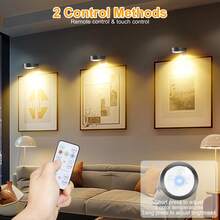 Đèn vẽ tranh dùng 3 pin, có nam châm giữ hình vẽ, 3 chế độ chiếu sáng, được thiết kế để điều khiển từ xa và hẹn giờ hiển thị tranh, phù hợp với khung tranh chân dung, đèn treo tường không dây có thể điều chỉnh màu đen. - màu đen - Xem 7