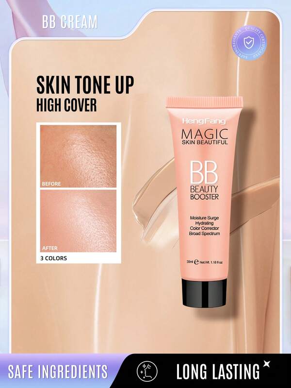 3 Colors Moisten Magic Skin Beautiful BB Cream Face Makeup 35ml