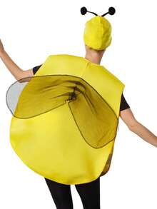 2 piezas Disfraz de animal de dibujos animados divertido, Disfraz de cosplay de abeja de talla grande para fiesta, evento, celebración y disfraz de Halloween