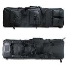 Tactical Gun Bag - Durable Oxford Fabric, Multiple Pockets, Scratch-Resistant & Scuffed-Proof Design For Firearms, Fishing Rods, Camping Gear - Outdoor Backpack For Men - Black - View 4