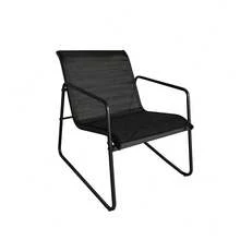Conjunto Jardín de Sofá + 2 Sillones + Mesa de Acero Resistente, Decorativo y Ligero. Asiento para Exterior en Patio, Balcón y Terraza de Fácil Instalación. (Negro, 4 Piezas) - Gris Oscuro - Ver 5