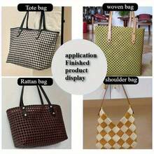 2 件 PU 皮革包带，宽带 - 铆钉设计，2 种款式，长尺寸：28.35 X 0.83 X 0.43 英寸，短尺寸：18.34 X 0.83 X 0.43 英寸（短尺寸仅适用于手提包），优质 PU 皮革，适用于手工包，编织包、单肩包和其他钱包的替换部件，DIY 钱包制作