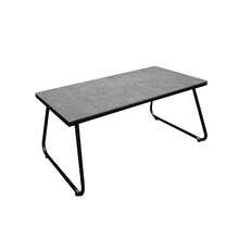 Conjunto Jardín de Sofá + 2 Sillones + Mesa de Acero Resistente, Decorativo y Ligero. Asiento para Exterior en Patio, Balcón y Terraza de Fácil Instalación. (Negro, 4 Piezas) - Gris Oscuro - Ver 4