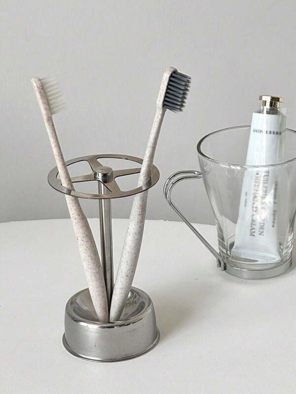 Support pour brosse à dents, pour rasoir, plan de travail de salle de bain, organisateur de brosse à dents en acier inoxydable pour le rangement, les essentiels de la maison, la décoration de salle de bain, la décoration de chambre, les accessoires de salle de bain, la décoration de chambre, les articles de décoration de chambre, la décoration de la maison, l'organisation et le rangement, la décoration de la maison, le support pour brosse à dents, les essentiels de voyage, le couvre-brosse à dents, l'organisation et le rangement de la salle de bain, la rentrée des classes