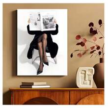 1pc Frameless Modern Fashion Urban Beauty Posters High-Definition Printing Wall Arts Modern Minimalist Living Room Bedroom Dormitory Study Bar Coffee Shop Wall Decoration Home Decoration Pictures ,Wall Art With Frame