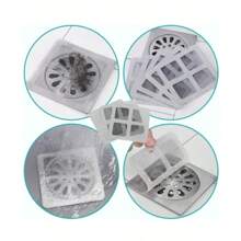 20pcs Disposable Drain Clog Remover (Recommended To Replace Every 2-3 Days), Disposable Shower And Bathtub Hair Catcher, Easy Install Drain Filter Stickers, Disposable Drain Covers For Kitchen, Sink And Laundry Room, Effectively Block Hair And Prevent Insects