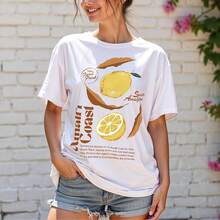 Amalfi Coast Lemon Shirt, Limoncello , Summer Italian Beach Shirt, Lemon Core Aesthetic Graphic , Italy Vacation Outfit Gift - White - View 1