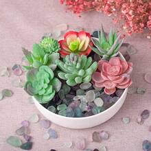 Decorative Crystal Pebbles, Natural Quartz Stones Aquarium Gravel Sea Glass Rock Sand For Fish Turtle Tank/Air Plants Decoration - Mint Green - View 7