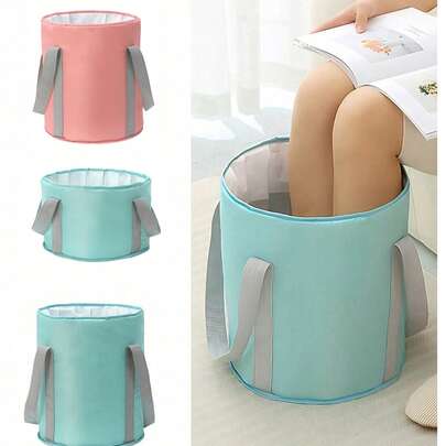 1 Chậu ngâm chân gấp gọn di động, Xô ngâm chân gấp gọn, Túi ngâm chân cách nhiệt di động dùng tại nhà, đa năng - Làm dịu và làm mới đôi chân của bạn mọi lúc mọi nơi dành cho nam nữ