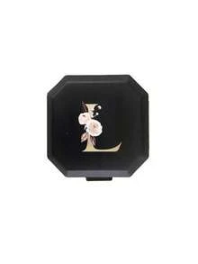 1个便携式6格药盒，旅行药盒，迷你药品收纳盒，金色字母A-Z（不含Q/U），维生素整理盒，防潮药片和维生素容器，储物盒，急救包，旅行配件，宿舍必备 - 彩色 - 查看 14