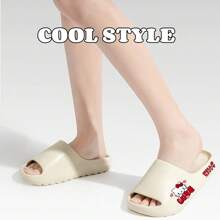 Sanrio Sanrio Series Kiki's Delivery Service Cat EVA Plain Color Slippers, Soft Thick Non-Slip Sole House Bathroom Sandals, Casual Summer Beach Slippers For Men - Fashion Cartoon Print EVA Flip Flops, Soft Non-Slip Soles, Odorless, Suitable For Indoor Home, Shower, Beach And Summer Use, House Slippers | Summer Shoes | Slippers, Home Slippers Back To School