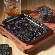 Magic Printing Rolling Tray Set With Grinder, Metal Rolling Tray Combo Kit Ideal For Gifts, Easy To Carry - Ảo thuật - Xem 6