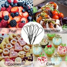 200/100/50/10 piezas Pinchos de fruta creativos, pinchos de bambú, pinchos decorativos, tenedores de fruta para pasteles y aperitivos, aptos para diversas ocasiones y fiestas, útiles escolares