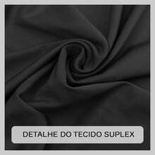 Shorts-saia Infantil De Ginástica E Treino Exercício Dança Criança Pré Adolescente - Preto - Visão 3