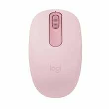 Logitech M196 垂直人体工学鼠标 - 专为程序员和图形设计师设计的腕部减压设计，配备蓝牙 5.3/USB-C 接收器的双模连接，是咖啡店和共享办公空间的便携式办公解决方案 - 粉色 - 查看 6