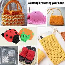 219 Yards/Roll 1.5mm Polyester Metallic Glitter Rope, 100% Polypropylene Tassel Metallic Cord For Hats, Bags, Wallets, Shoes, Plant Hangers, DIY Crafts - Multicolor - View 7